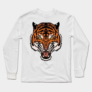 Angry tiger Long Sleeve T-Shirt